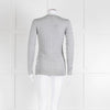 Ralph Lauren Silver Cable Knit Cardigan