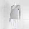 Ralph Lauren Silver Cable Knit Cardigan