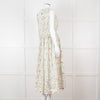 HIGH Wild Flower Print Sleeveless Cotton Dress