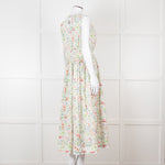HIGH Wild Flower Print Sleeveless Cotton Dress
