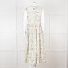 HIGH Wild Flower Print Sleeveless Cotton Dress