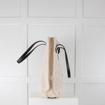 Jimmy Choo Cream Canvas Tote Shoulder Bag1