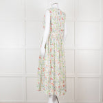 HIGH Wild Flower Print Sleeveless Cotton Dress