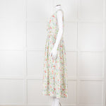 HIGH Wild Flower Print Sleeveless Cotton Dress
