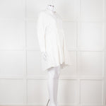 Rails White Cotton Broderie Tiered Mini Dress