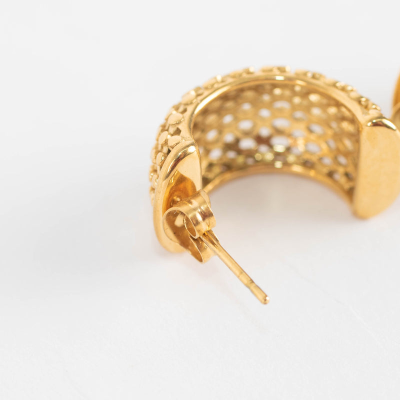 Sahira Gold Macie Hoop
