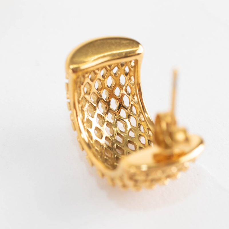 Sahira Gold Macie Hoop