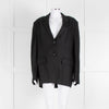 Assembly Label Black Linen Jacket