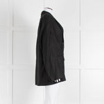Assembly Label Black Linen Jacket