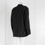 Assembly Label Black Linen Jacket