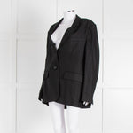 Assembly Label Black Linen Jacket