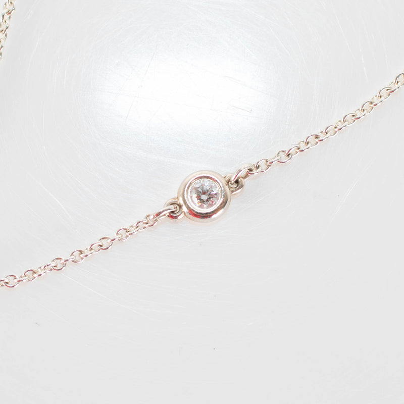 Tiffany & Co Elsa Peretti Silver Diamonds By The Yard Bracelet