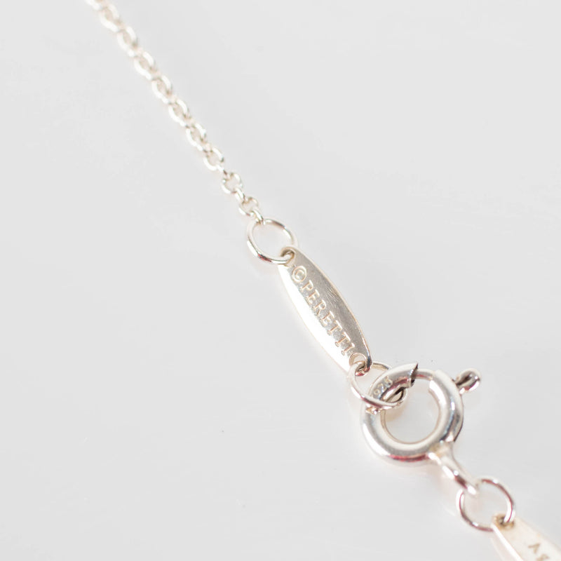 Tiffany & Co Elsa Peretti Silver Diamonds By The Yard Bracelet