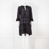 Dea Kudibal Black Broderie Anglaise Mini Dress