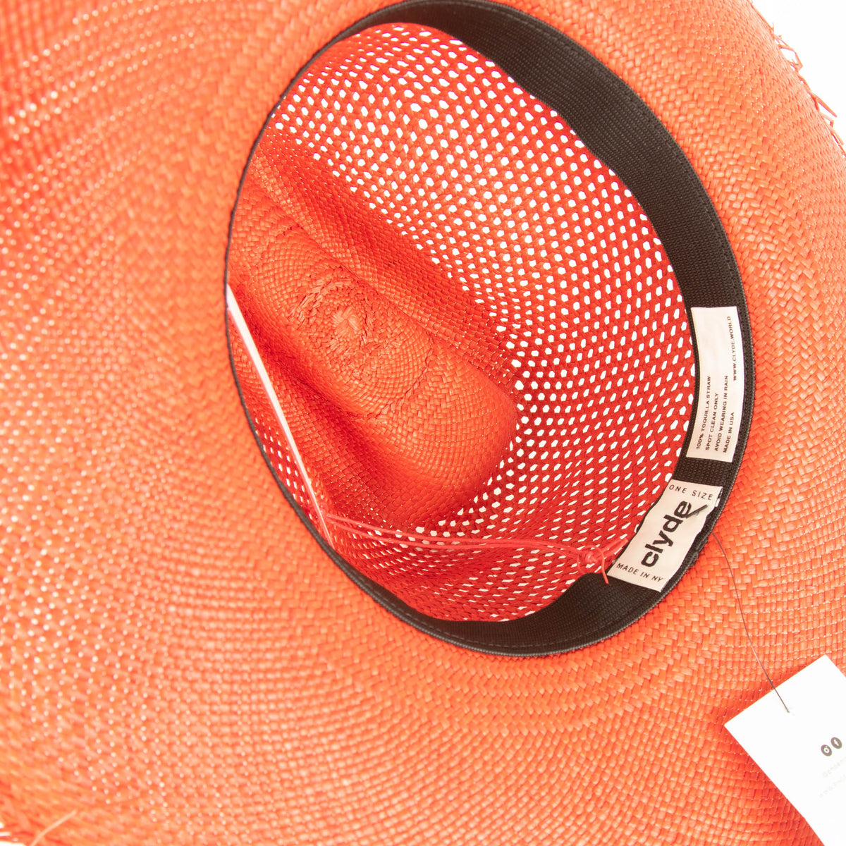 Clyde Brick Red Toquilla Straw Hat