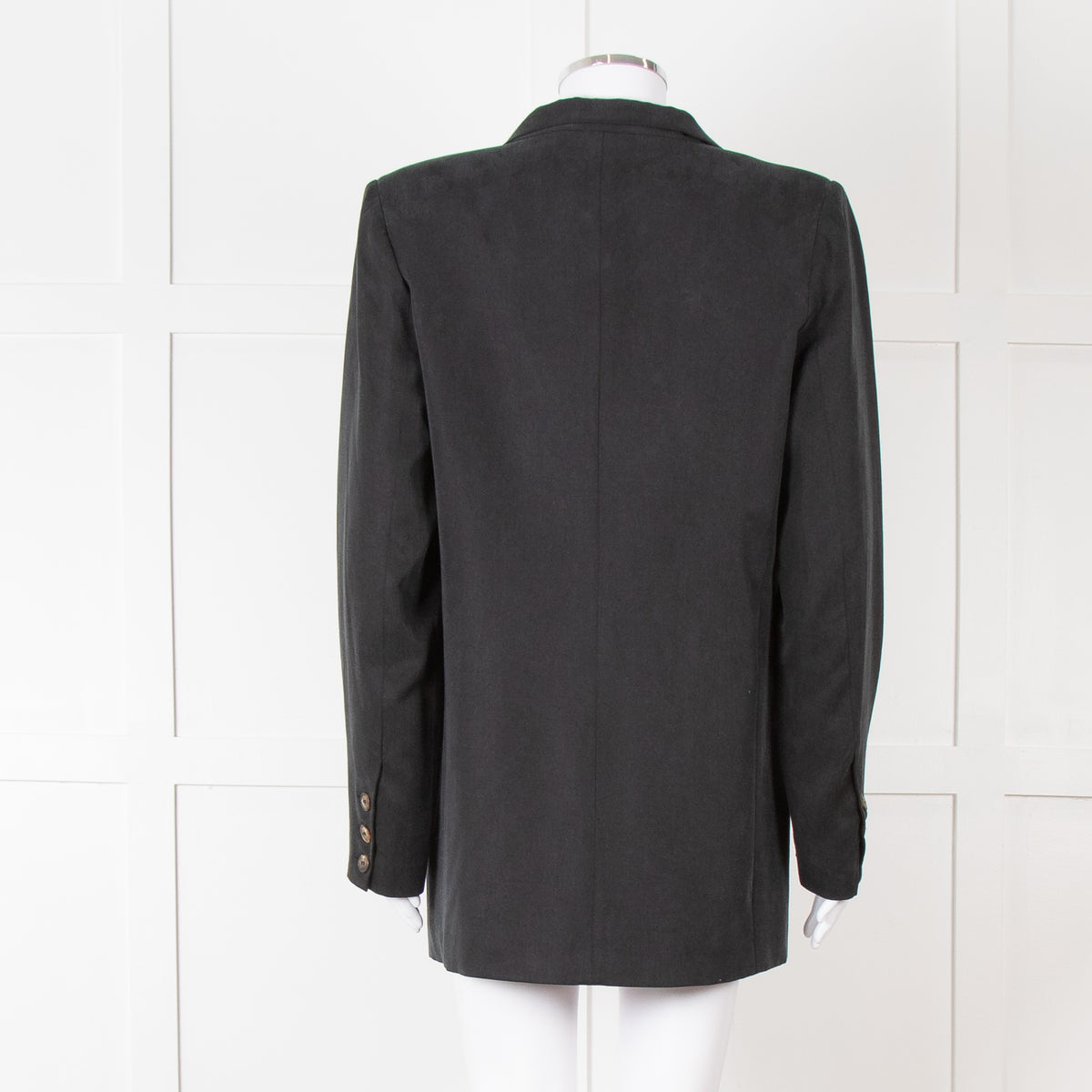 Reformation Washed Black Boyfriend Jacket