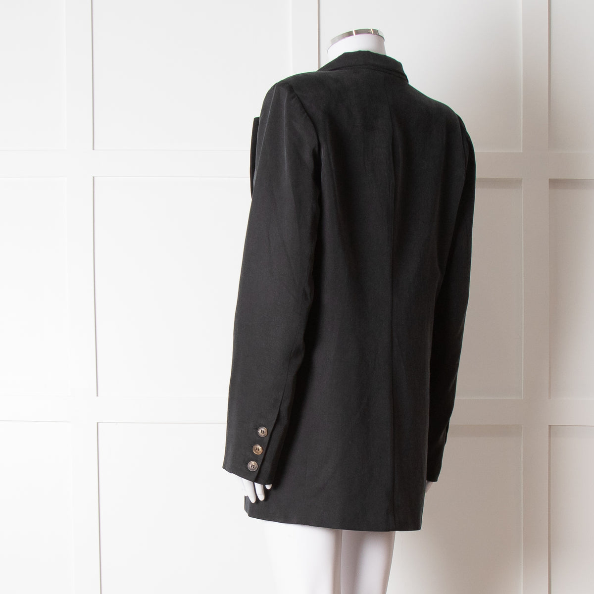 Reformation Washed Black Boyfriend Jacket