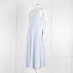 Philosophy Pale Blue Dress With Lace Shoulder Straps