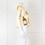 Stella Nova Lemon Yellow Embellished Denim Vest