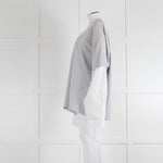 Acne Studios Edra Printed Cotton Double Layer T Shirt