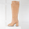 Greymer Nude Knee Boots