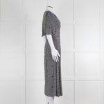 Maje Green Small Floral Print Dress