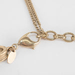 Chanel Gold CC Chalcedony Bead Chain Necklace