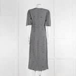 Maje Green Small Floral Print Dress