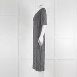 Maje Green Small Floral Print Dress