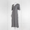 Maje Green Small Floral Print Dress