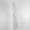 Reformation Small Floral Print Dress With Side Buttons