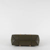 Tory Burch Khaki T Studded Leather Tote Bag