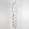 Reformation Small Floral Print Dress With Side Buttons