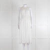 Club Monaco White Beach Dress With Tassells