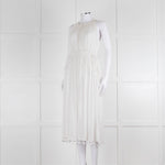 Club Monaco White Beach Dress With Tassells