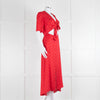 Maje Red Dress With White Spots