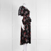 Sandro Black Dress With Heart Print (plus belt)