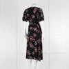 Sandro Black Dress With Heart Print (plus belt)