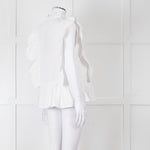 Stella Nova White Embroidered Escallops Detail Cotton Top