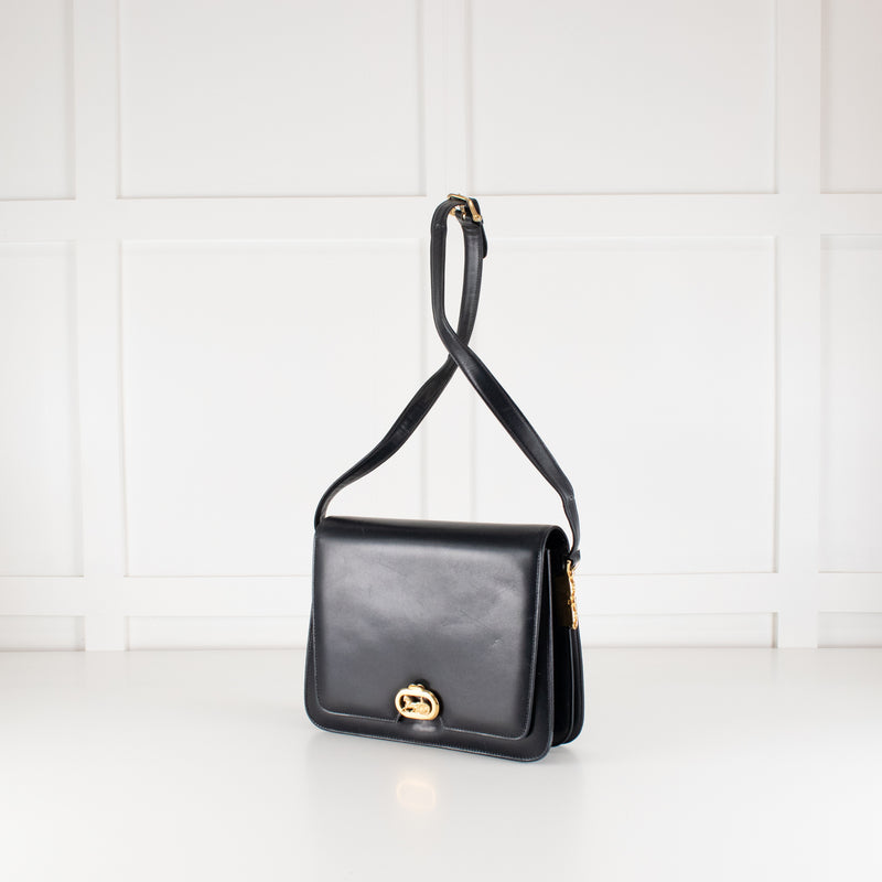 Celine Vintage Horse Carriage Satchel Bag