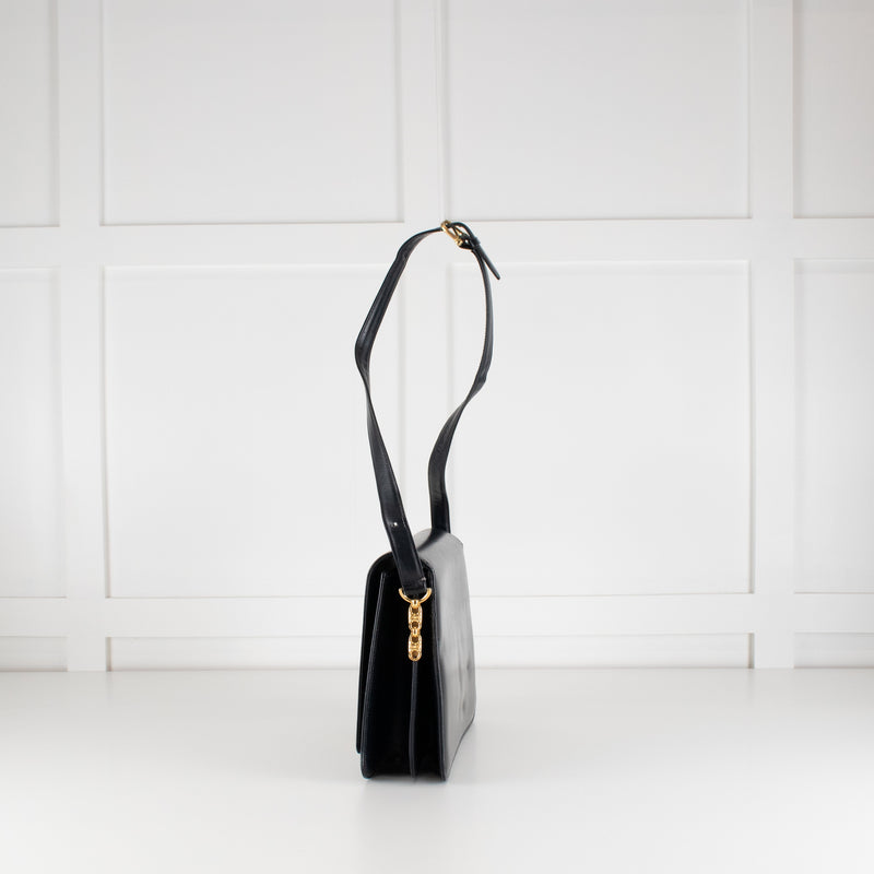 Celine Vintage Horse Carriage Satchel Bag