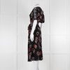 Sandro Black Dress With Heart Print (plus belt)