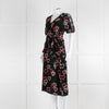 Sandro Black Dress With Heart Print (plus belt)