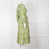 Me + Em Green Broderie Anglaise Belted Maxi Dress