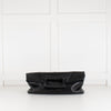 Balenciaga Black Leather Frame Handle Large Clutch