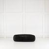 Balenciaga Black Leather Frame Handle Large Clutch