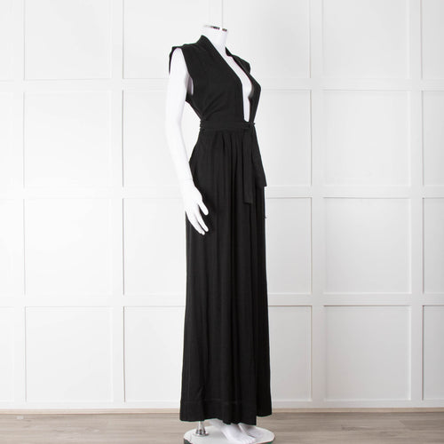 Isabel Marant Black Sleeveless Long Dress
