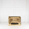Chanel Gold Crinkle Large 'Femenine Mais Femeniste' Clutch