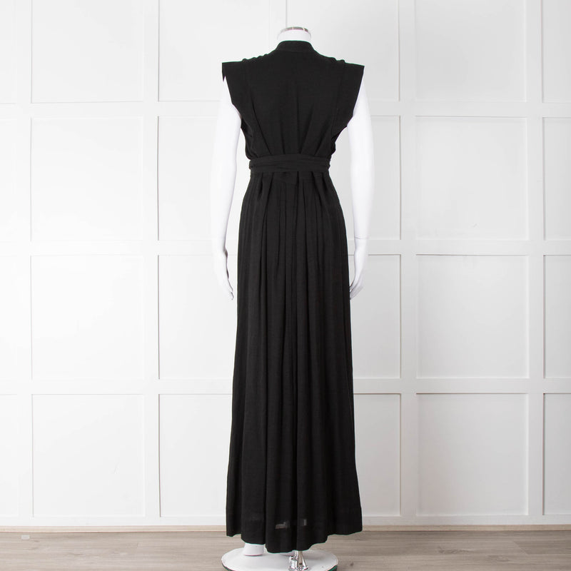 Isabel Marant Black Sleeveless Long Dress