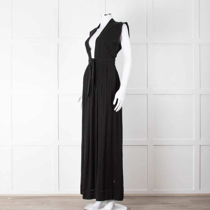 Isabel Marant Black Sleeveless Long Dress